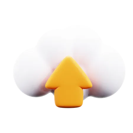 Téléchargement dans le cloud  3D Icon