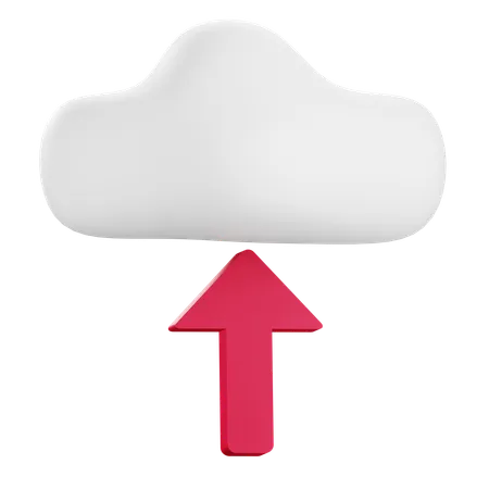 Téléchargement dans le cloud  3D Icon