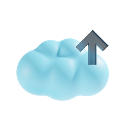 Téléchargement dans le cloud  3D Icon