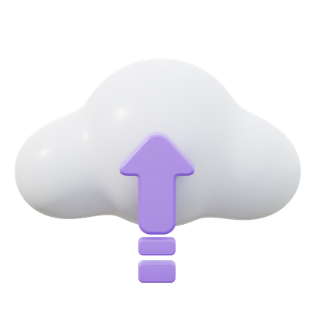 Téléchargement dans le cloud  3D Icon