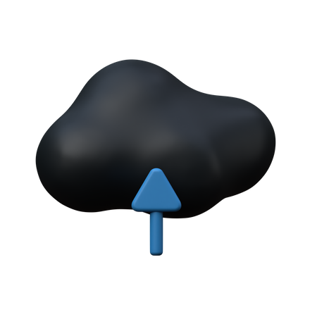 Téléchargement dans le cloud  3D Icon