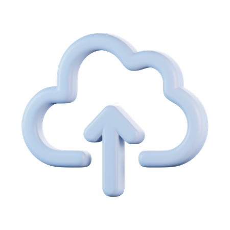 Téléchargement dans le cloud  3D Icon