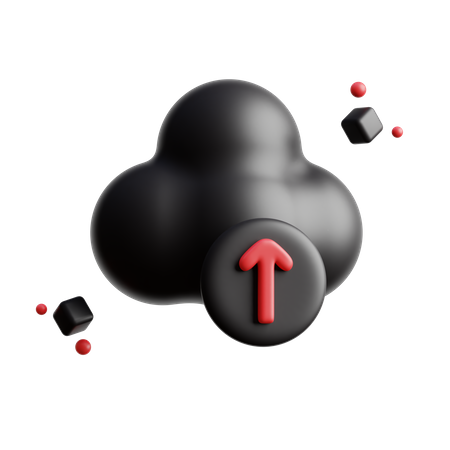Téléchargement dans le cloud  3D Icon