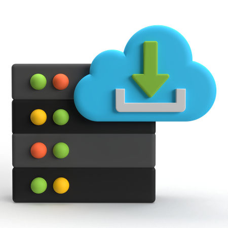 Téléchargement du serveur cloud  3D Icon