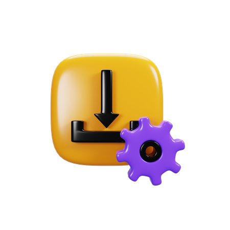 Paramètre de téléchargement  3D Icon