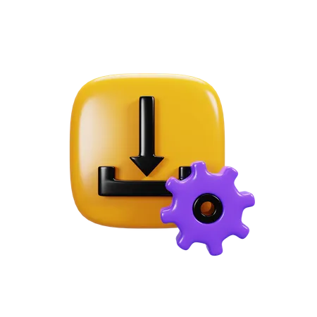 Paramètre de téléchargement  3D Icon