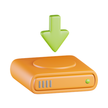 Télécharger sur disque dur  3D Icon