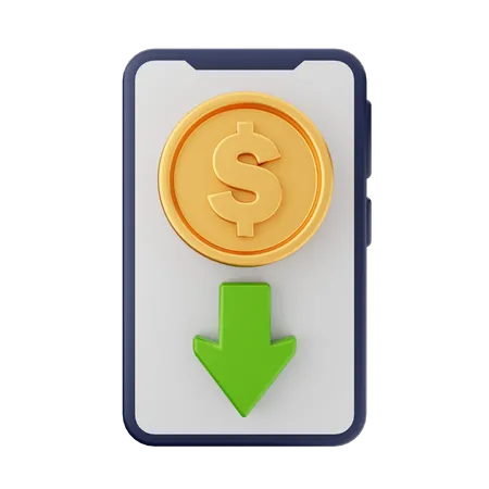 Télécharger une pièce d'un dollar  3D Icon