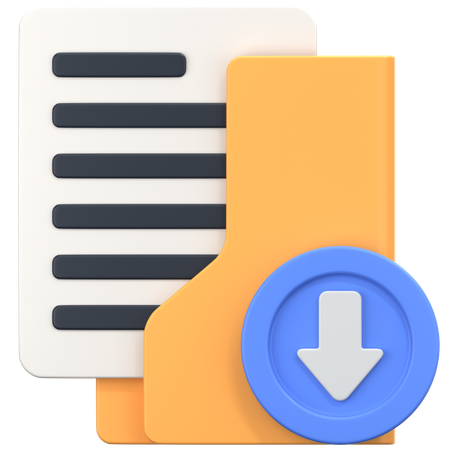 Dossier de téléchargement  3D Icon