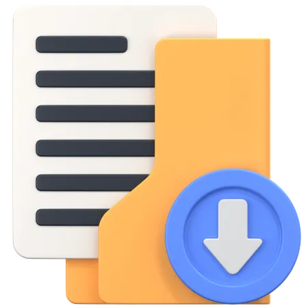 Dossier de téléchargement  3D Icon