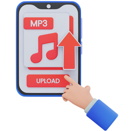 Télécharger un fichier de musique  3D Icon