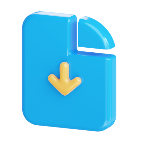 Télécharger un fichier  3D Icon