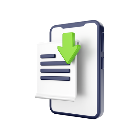 Télécharger un fichier  3D Icon