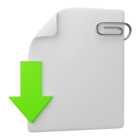 Télécharger un fichier  3D Icon