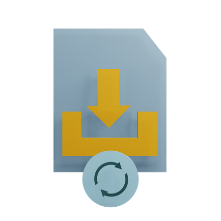 Télécharger un fichier  3D Icon
