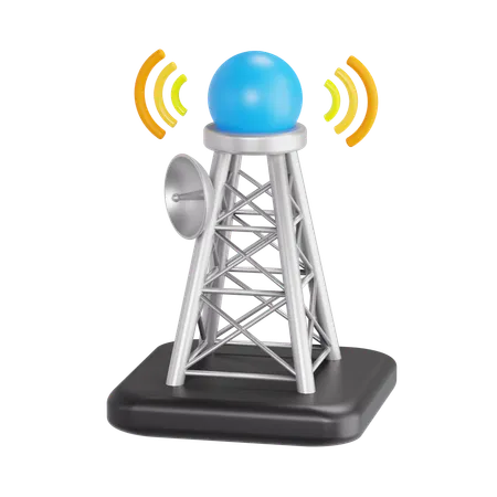 Telecommunication  3D Icon