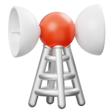 Telecommunication Tower  3D Icon