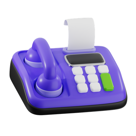 Télécopieur  3D Icon