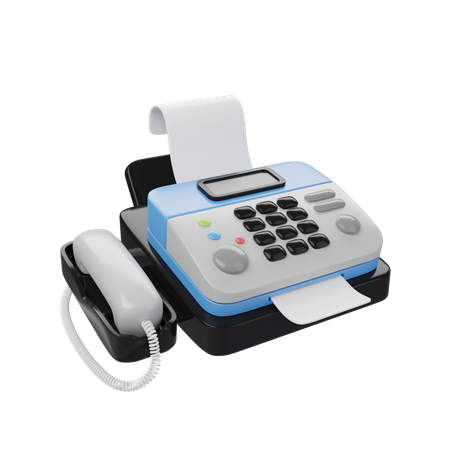 Télécopieur  3D Icon