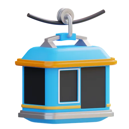 Teleférico  3D Icon