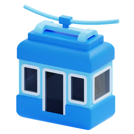 Teleférico  3D Icon