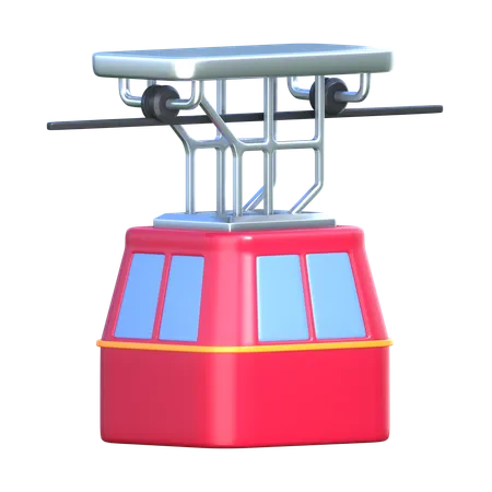 Teleférico  3D Icon