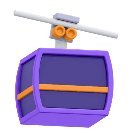 Teleférico  3D Icon