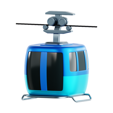 Teleférico  3D Icon