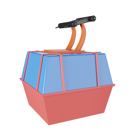 Teleférico  3D Icon