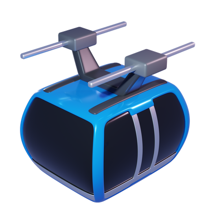 Teleférico  3D Icon