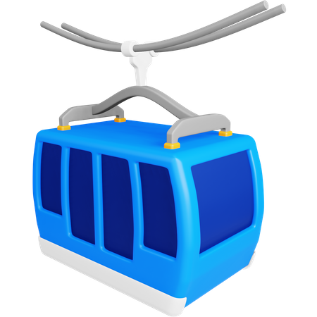 Teleférico  3D Icon