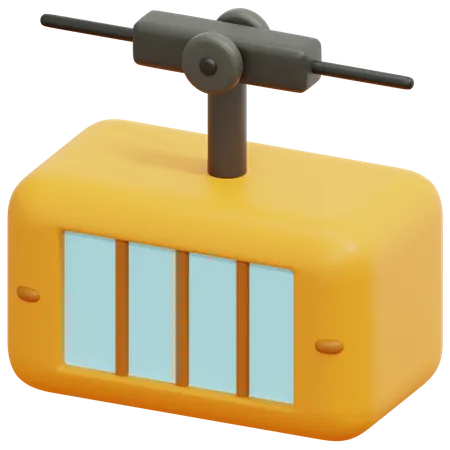 Teleférico  3D Icon