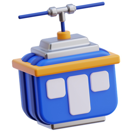 Teleférico  3D Icon