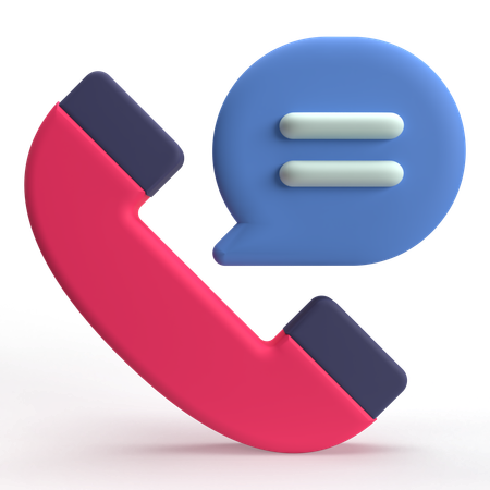 Telefon  3D Icon