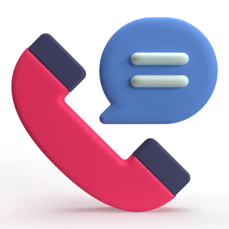 Telefon  3D Icon