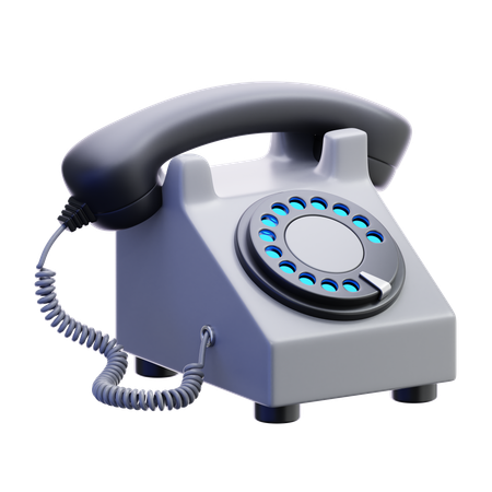 Telefon  3D Icon