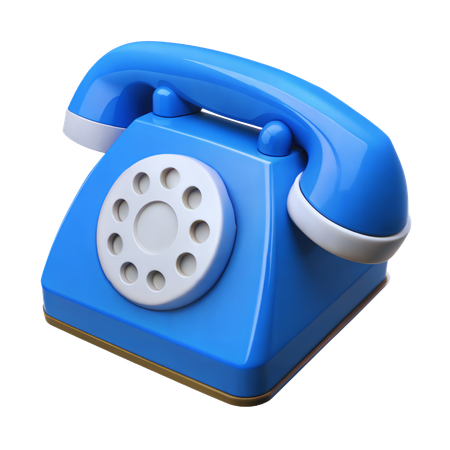 Telefon  3D Icon