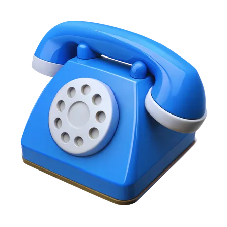 Telefon  3D Icon