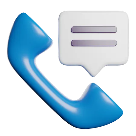 Telefon  3D Icon