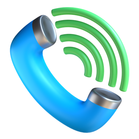 Telefon  3D Icon