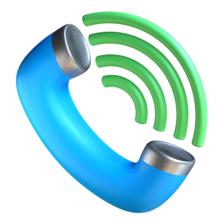 Telefon  3D Icon