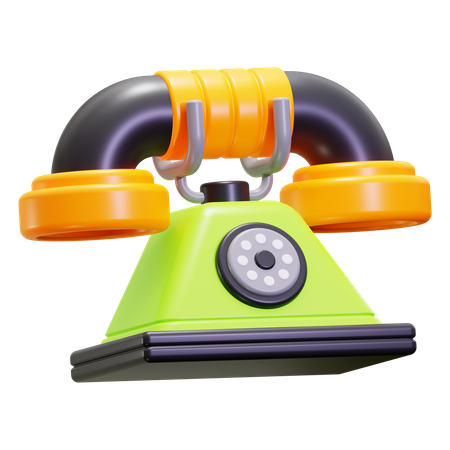 Telefon  3D Icon