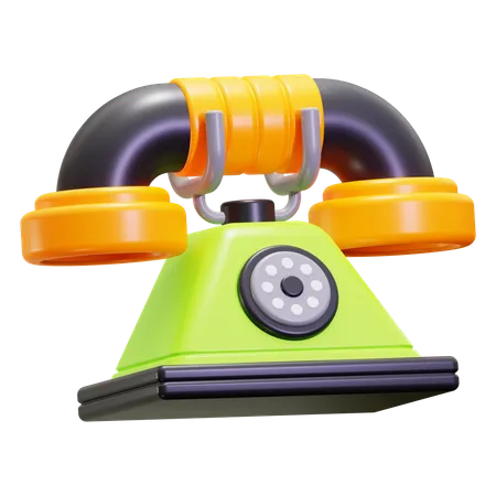 Telefon  3D Icon