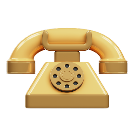 Telefon  3D Icon