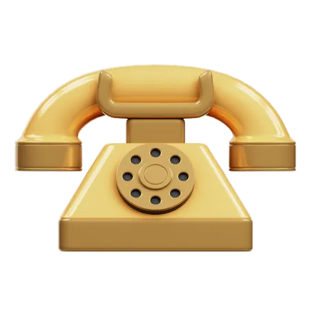 Telefon  3D Icon