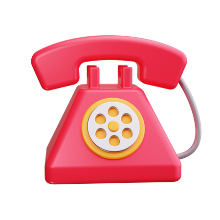 Telefon  3D Icon