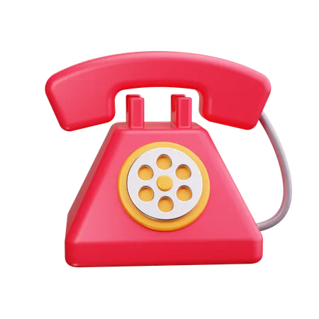 Telefon  3D Icon