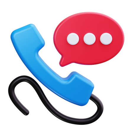 Telefon  3D Icon