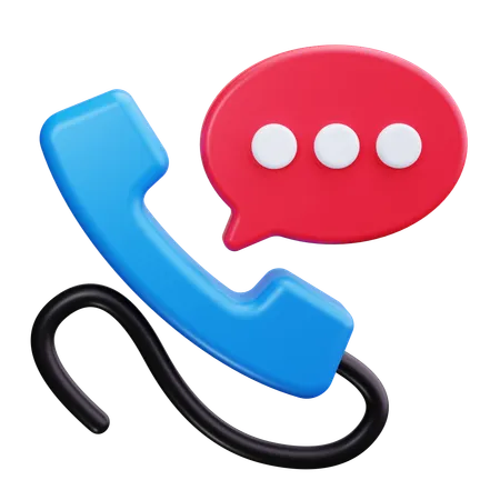 Telefon  3D Icon