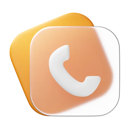 Telefon  3D Icon